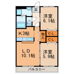 NORTH VILLAの物件間取画像